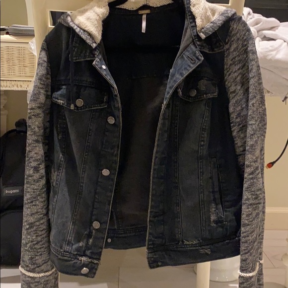 Black Denim Jacket - Picture 2 of 5